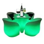 Control Light Up Sofa Set Illuminated Led Chair For Party Events